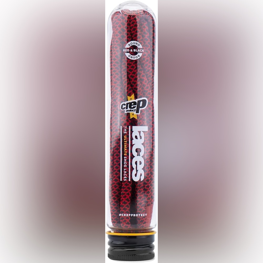 Crep Protect Red and Black Laces / UNISEX / 47” Length